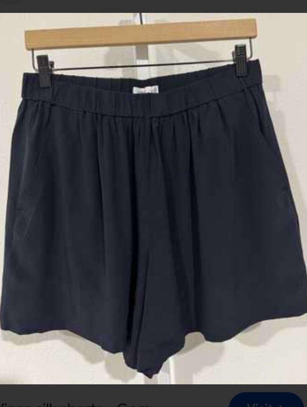 Vince Pull On Silk Shorts